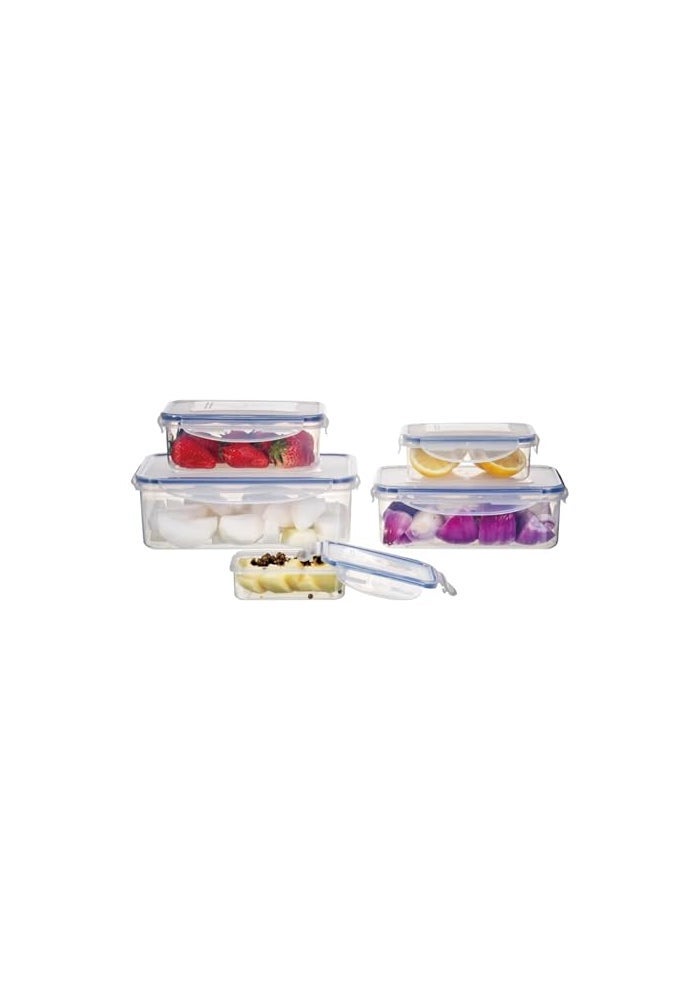 Westinghouse USA Rectangular Food Storage Box Set | 5 Sizes: 0.24L, 0.5L, 1.0L, 1.5L, 2.5L | Leak-Proof Lids | Stackable & Space-Saving - Image 3