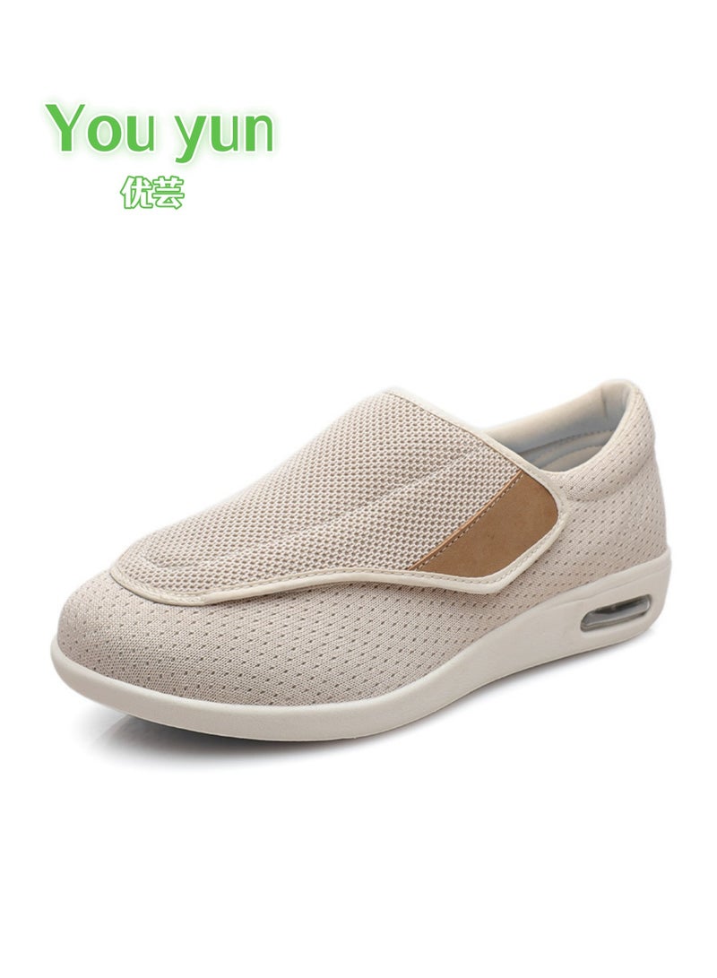 youyun Unisex diabetic shoes with Velcro adjustable shoes for fatter and wider swollen feet non-slip walking shoes - Image 1