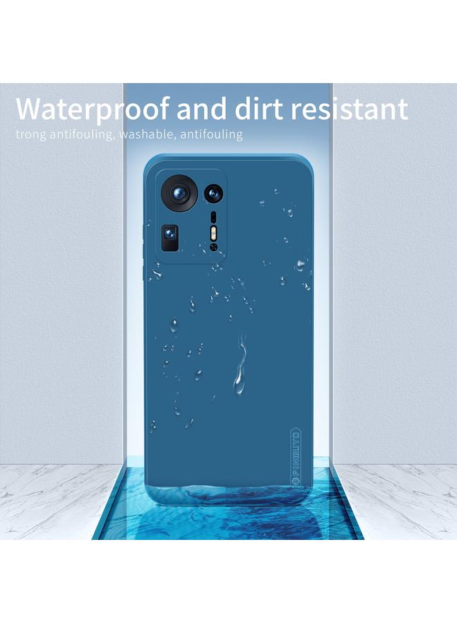 بين دبليو يو واي او جراب لهاتف Xiaomi Mix 4 Touching Series مصنوع من السيليكون السائل TPU ومقاوم للصدمات - Image 4