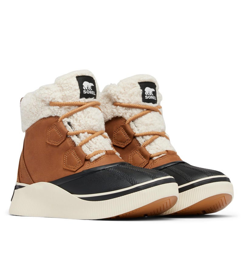 SOREL Women's Out N About lV Chillz Waterproof Boot - Taffy, Black - 6 - Image 3