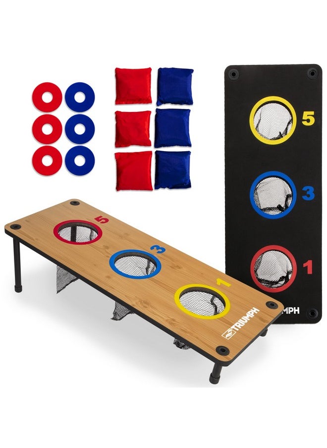 Triumph Sports 2-in-1 Bag Toss/ Washer Toss Combo - Includes 2 Game Platforms, 6 Toss Bags, 6 Washers, Medium - pzsku/Z234382BF1D08E2F78B57Z/45/_/1740982590/0747b224-7f96-45d8-b73b-19b991157c56