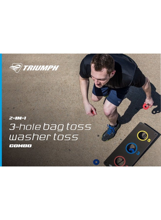 Triumph Sports 2-in-1 Bag Toss/ Washer Toss Combo - Includes 2 Game Platforms, 6 Toss Bags, 6 Washers, Medium - pzsku/Z234382BF1D08E2F78B57Z/45/_/1740982593/4f6b017a-246b-4e96-973f-45ea81e0500a