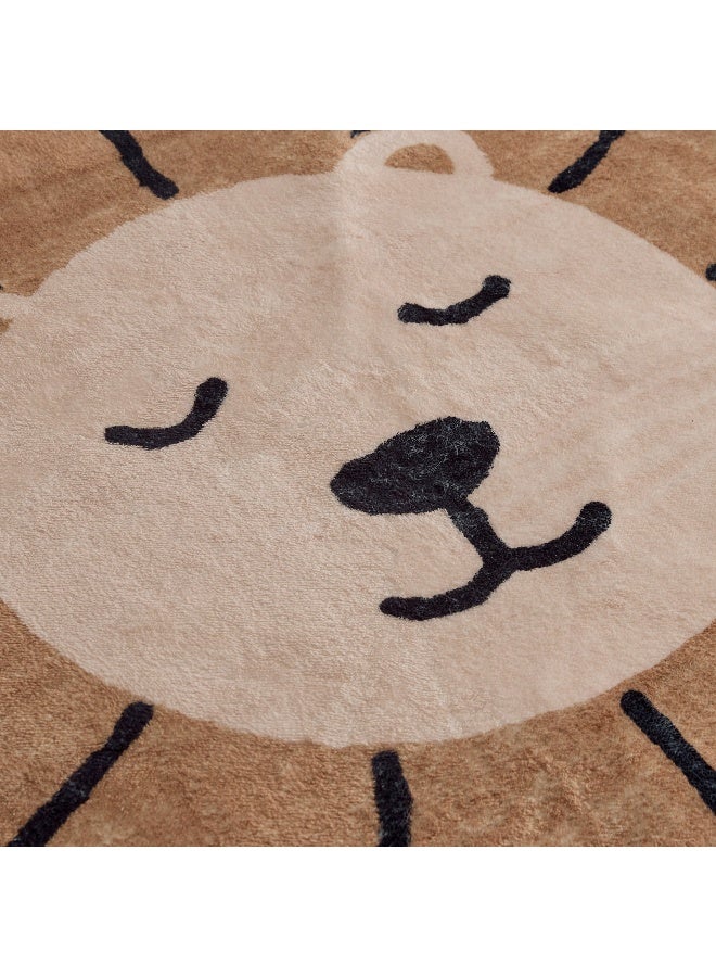 Home Box Forresta Lion Round Rug 100 x 100 cm  - Image 3
