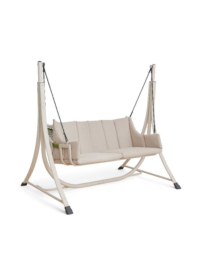 Pan Home Venesia 2 Seater Swing - Grey & Green  - Image 2