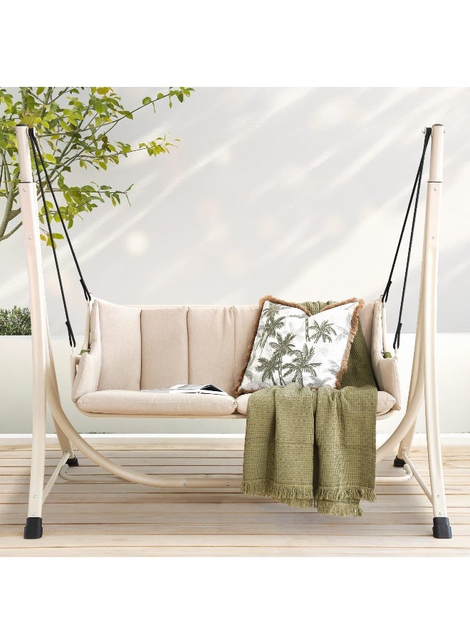 Pan Home Venesia 2 Seater Swing - Grey & Green  - Image 4