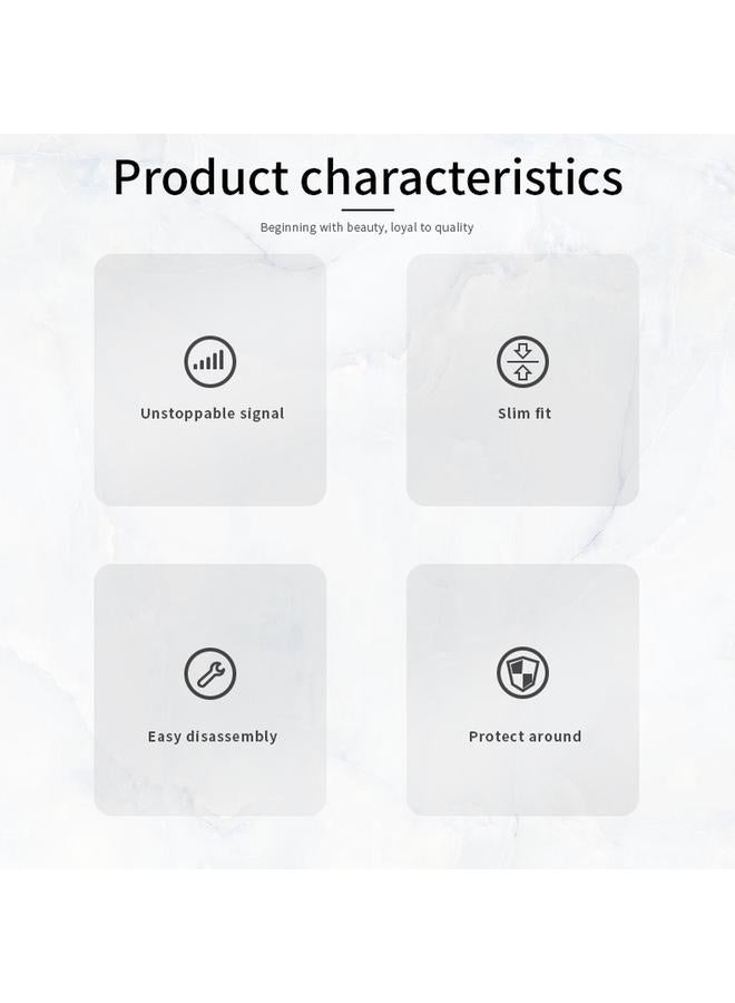 PINWUYO Case For iPhone 11 Pindun Series Slim 3D Call Flashing PC All-inclusive Waterproof Shockproof Protection Case - Image 4