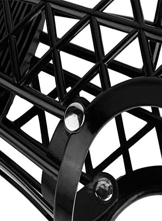 ويستيرن إرا كمامة للكلاب من العصر الغربي، حزام قابل للتعديل، غطاء للفم، تصميم سلة، مضاد للعض والمضغ للكلاب/الجراء (أسود) (صغير جدًا) - Image 5