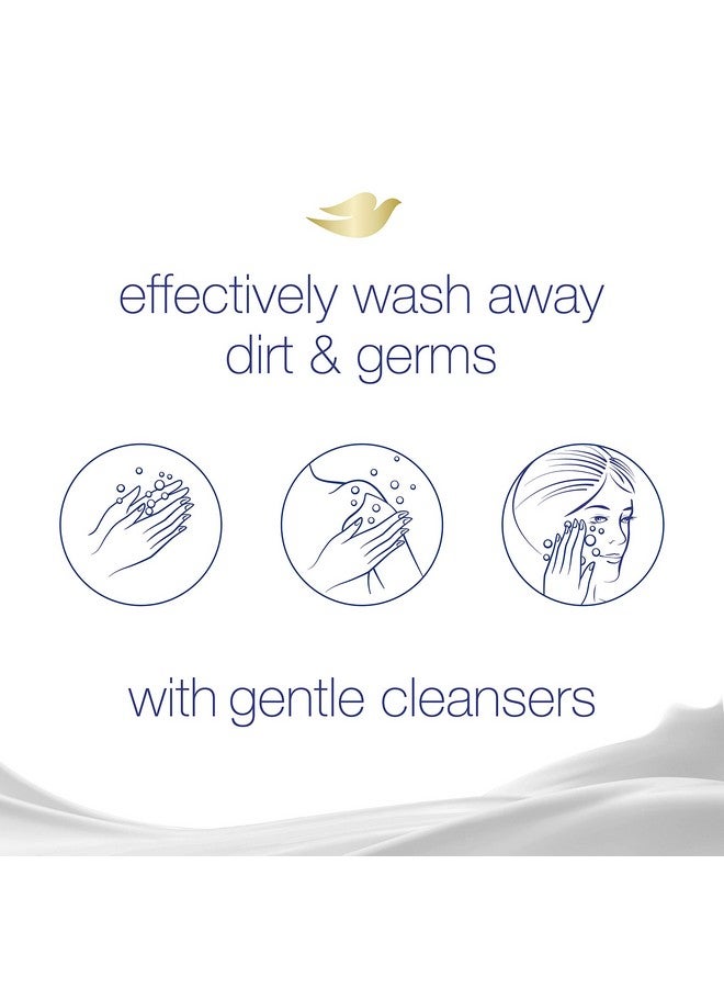 دوف صابون دوف للعناية بالبشرة لبشرة أكثر نعومة، الخيار والشاي الأخضر، مرطب أكثر من الصابون العادي، 3.75 أونصة، 14 قطعة - Image 5