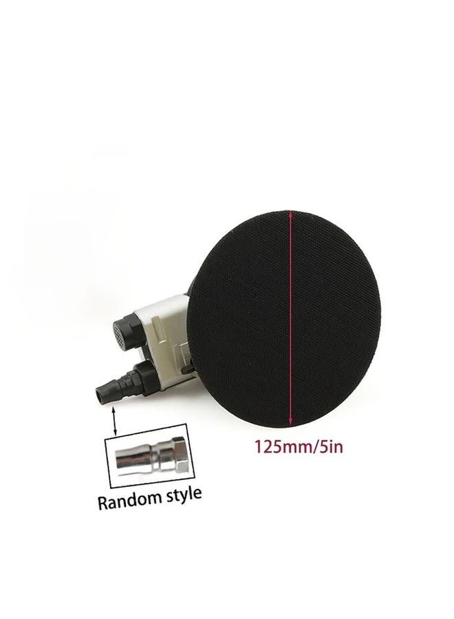 5 Inch Pneumatic Orbital Sander with Ergonomic Rubber Grip for Auto Detailing - Image 1