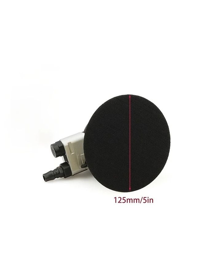 5 Inch Pneumatic Orbital Sander with Ergonomic Rubber Grip for Auto Detailing - Image 2