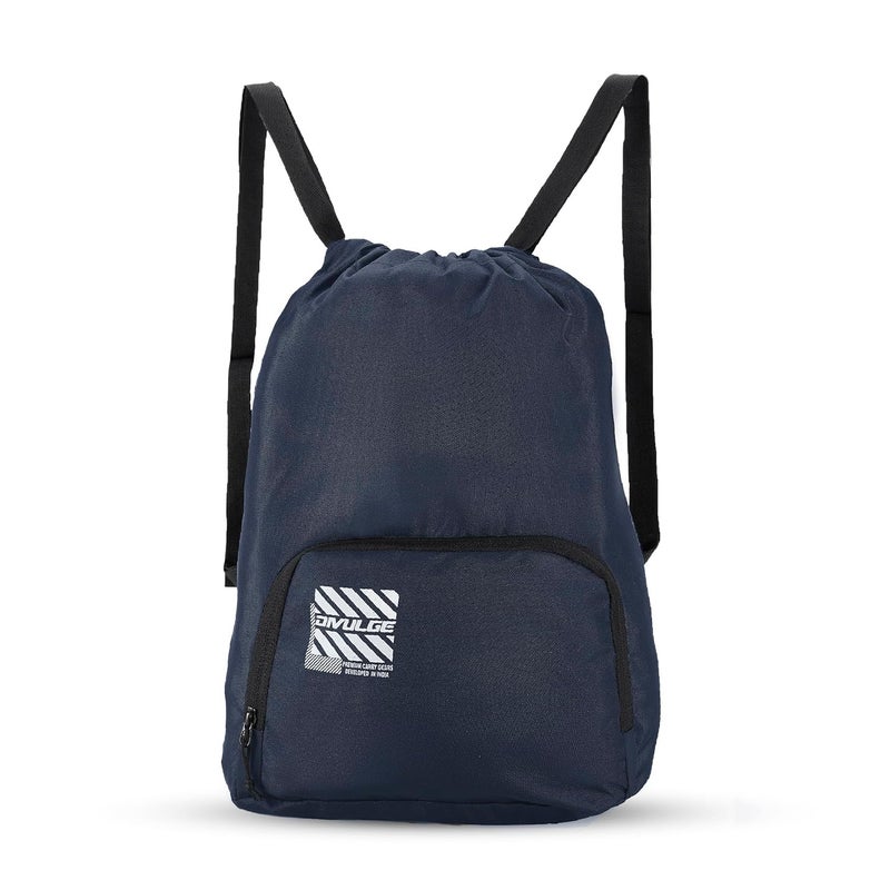 DIVULGE Punch Drawstring Daypack bag, Sports bag, Gym bags, Backpack 18 Liters With Zip pocket - Image 2
