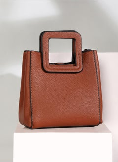 Haute Sauce Solid Zip Lock Regular Vegan Leather Hand Bag For Women  - Image 1