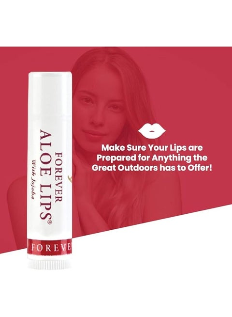 Forever Forever Living Products Aloe Lips with Jojoba, Chapstick, Lip Balm,  Very Healing. Contains 6 0.15 oz (Pack of 6) | Best Price KSA | Riyadh,  Jeddah