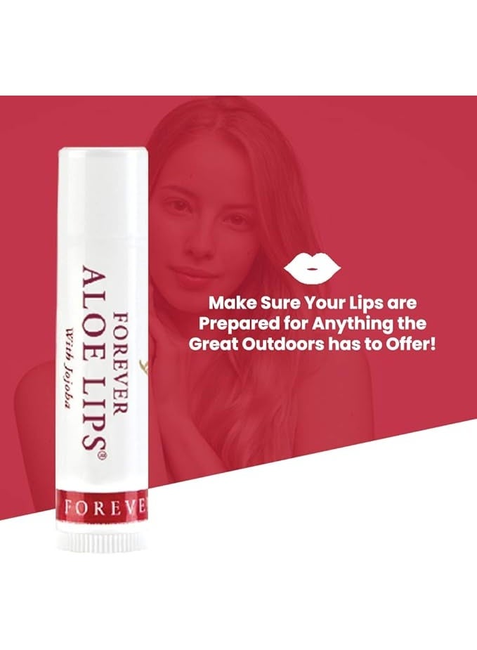 Forever Living Products Aloe Lips with Jojoba, Chapstick, Lip Balm, Very Healing. Contains 6 0.15 oz (Pack of 6) - Image 2
