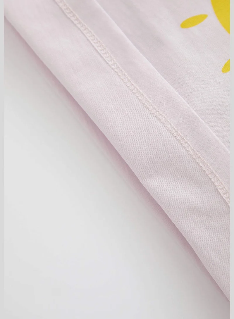 ديفاكتو 2 Pack BabyGirl Regular Fit Envelope Neck Short Sleeve Set
