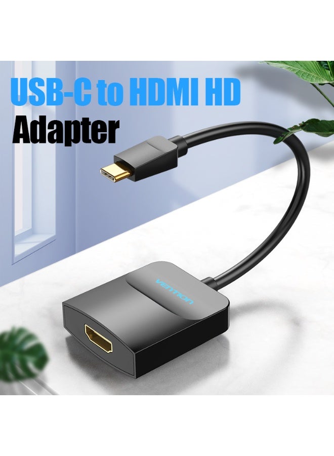 VENTION Type-C to HDMI Adapter 0.15M Black ABS Type Model # TDCBB - Image 2