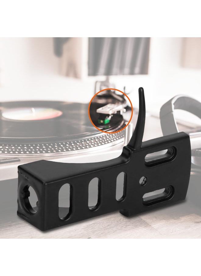 Thoraya Aluminium Alloy Turntable Phonograph Phono Cartridge Headshell Record Player Accessories(Black)  - Image 5