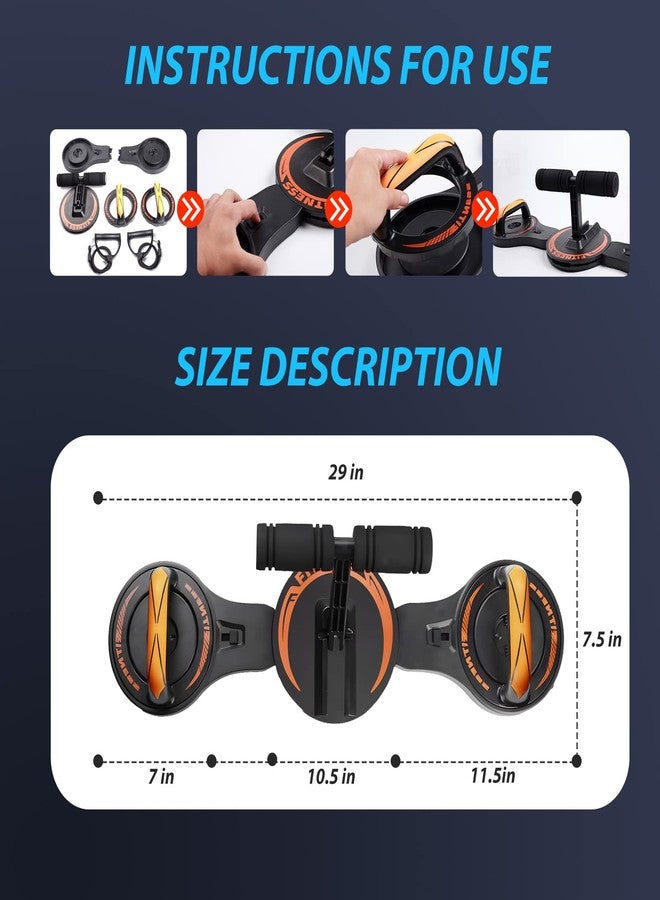 GEEZO Upgraded Push Up Board，Multi-Functional 2 in 1 Push Up Bar with Resistance Bands, Portable Home Gym, Strength Training Equipment for Perfect Pushups, Home Fitness for Men and Women - Image 5