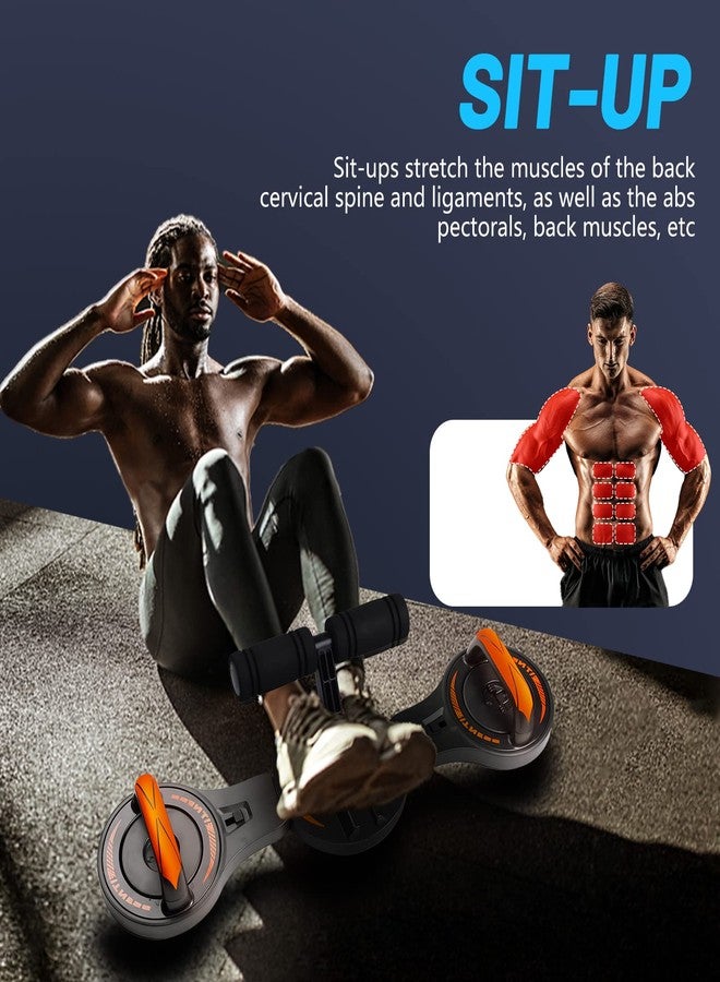 GEEZO Upgraded Push Up Board，Multi-Functional 2 in 1 Push Up Bar with Resistance Bands, Portable Home Gym, Strength Training Equipment for Perfect Pushups, Home Fitness for Men and Women - Image 4