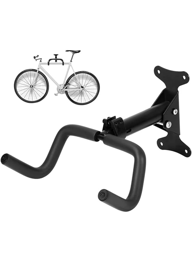 erorex Bicycle Wall Mount Bracket Foldable Mountain Bike Storage Wall Mounted Rack Steel Wall Mount Hook - Image 1
