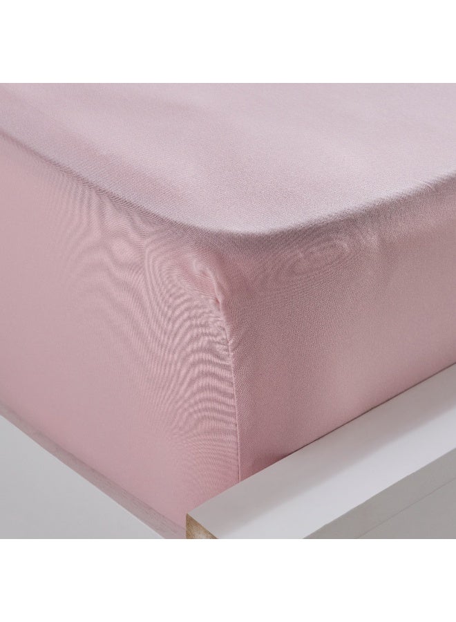 Home Box Derby Solid Microfiber King Fitted Sheet - 180x200+25 cm - Image 4