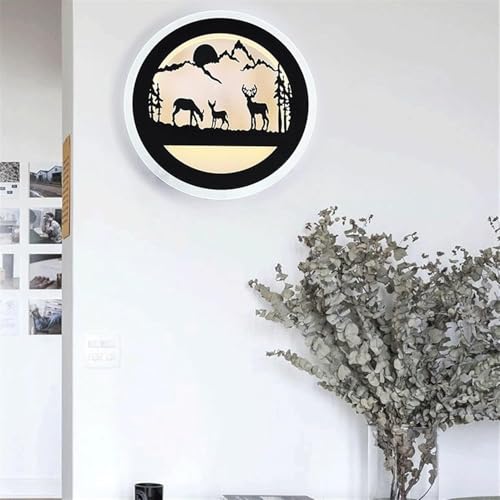 Lyse Decor Deer Scenery Design Wall Lights for Living Room Stylish Latest, Wall led Lights for Home Decoration Hall, Cafe Decoration Items for Wall and Restaurants (4 in 1) - Image 5