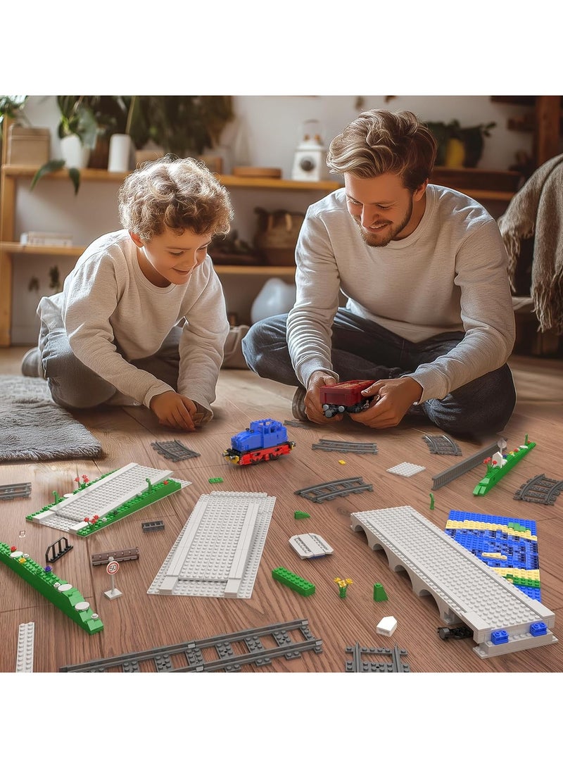 mould king Train Toy ,Steam Locomotive Building Sets, Building Train for Kids who Love  Model Train,Car track toys，building blocks for kids,Children's toys、 girls and adultsBirthday、 Children's Day、 New Year gifts (1117 PCS)  - Image 3