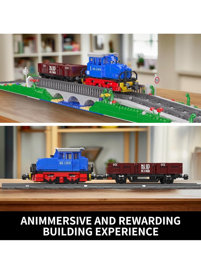 mould king Train Toy ,Steam Locomotive Building Sets, Building Train for Kids who Love  Model Train,Car track toys，building blocks for kids,Children's toys、 girls and adultsBirthday、 Children's Day、 New Year gifts (1117 PCS) - Image 5