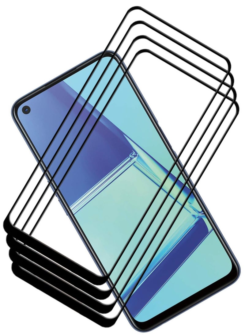 ACLIX 4 Pieces Antistatic ESD Dustproof Premium Quality High Definition Tempered Glass Screen Protector Designed For Oppo A52 - Image 1