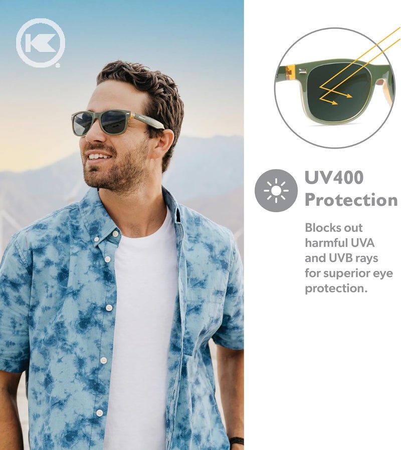 Knockaround Fort Knocks Polarized Sunglasses for Men & Women - UV400 Protection - Image 3