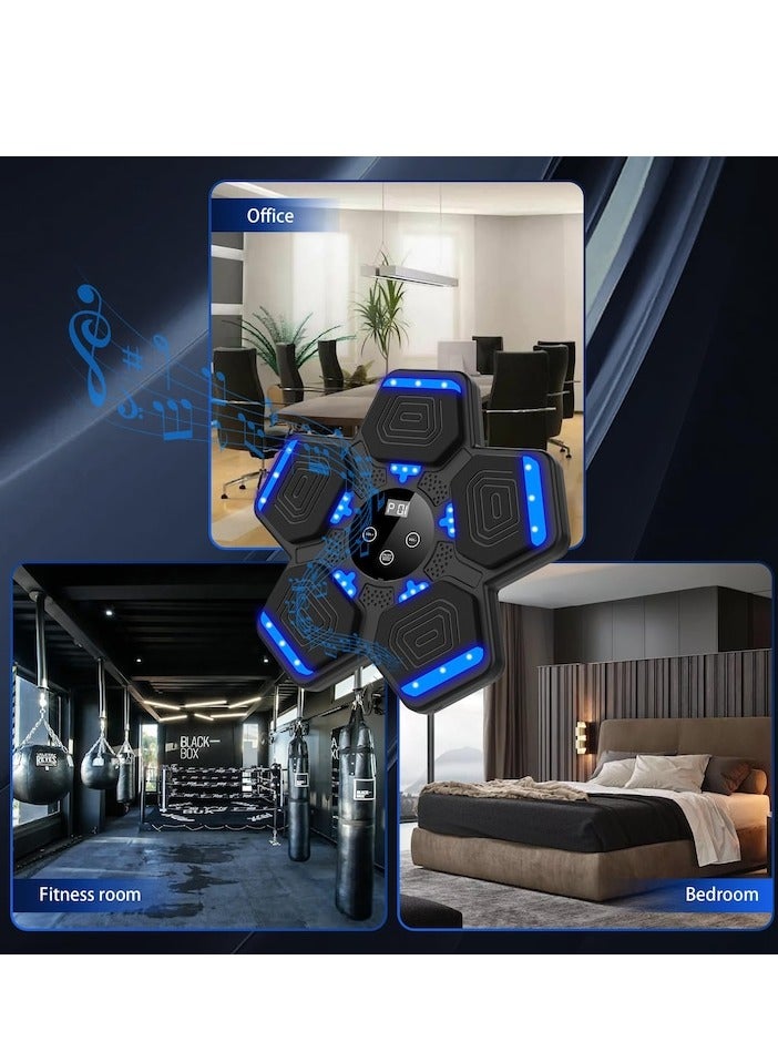 XiuWoo Music Boxing Machine for Kids, Smart Bluetooth Boxing Machine with Boxing Gloves Wall Mounted, Music Boxing Target Workout Punching Equipment for Home  - Image 3