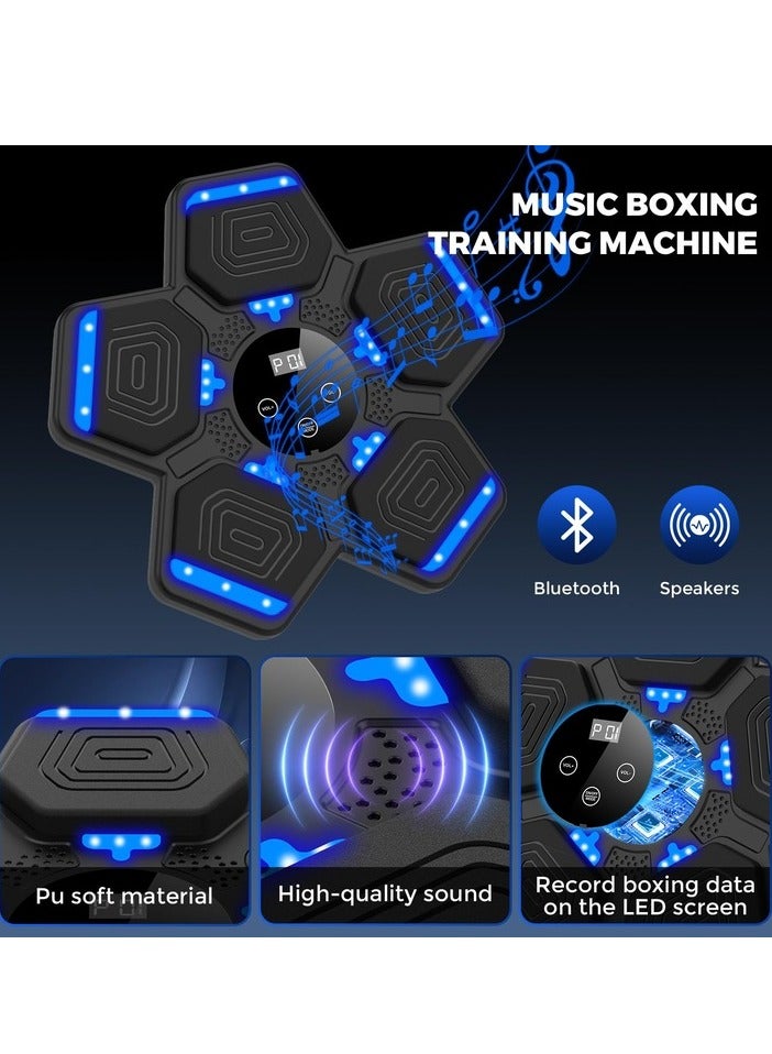 XiuWoo Music Boxing Machine for Kids, Smart Bluetooth Boxing Machine with Boxing Gloves Wall Mounted, Music Boxing Target Workout Punching Equipment for Home  - Image 4