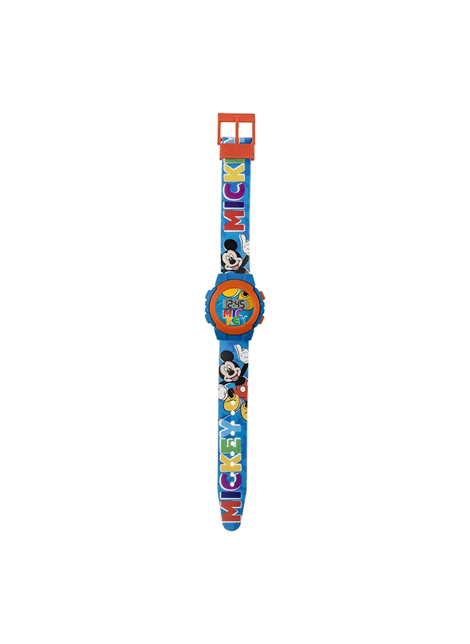 Disney Boys Digital Round Shape Plastic Wrist Watch - MK4164 - 32 Millimeter