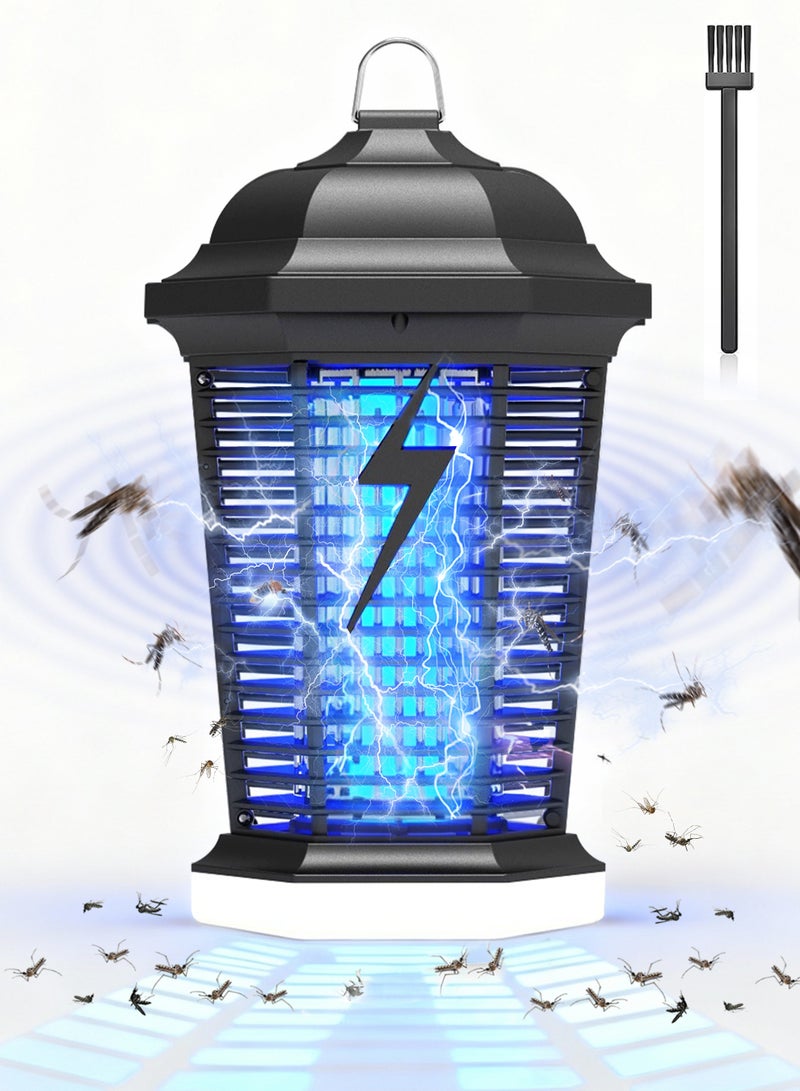 نكومي مضرب البعوض الكهربائي الخارجي مع مصباح LED قابل للتوصيل جهاز قتل البعوض بالصعق الكهربائي مصيدة الذباب جهاز القضاء على الحشرات الطائرة في الداخل والخارج - Image 1