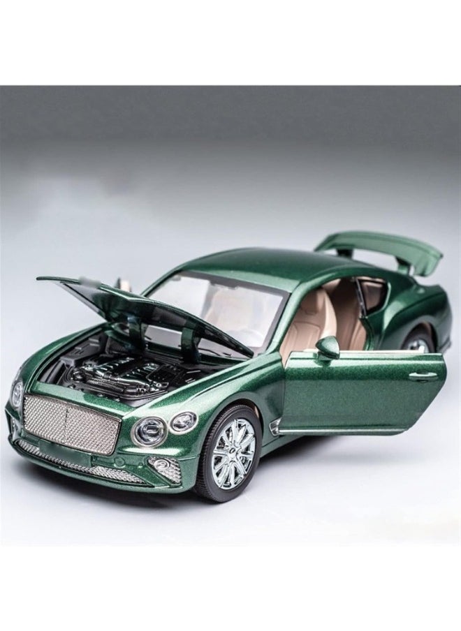 TOY GARDEN Diecast Car High Simulation Diecast Alloy Car Model Sound Light Toy Kid Birthday Present 1:24 For Bentley For Continental GT  - Image 1
