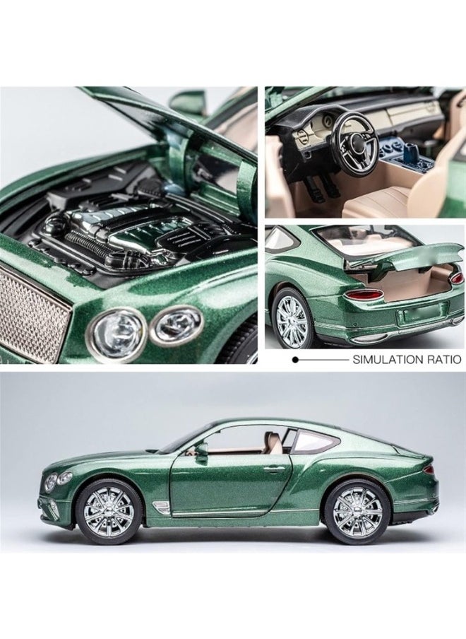 TOY GARDEN Diecast Car High Simulation Diecast Alloy Car Model Sound Light Toy Kid Birthday Present 1:24 For Bentley For Continental GT  - Image 5