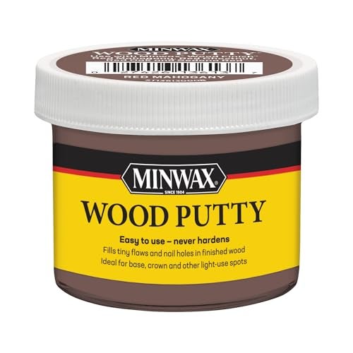 Minwax Wood Putty, Red Mahogany, 3.75 oz. - Image 1