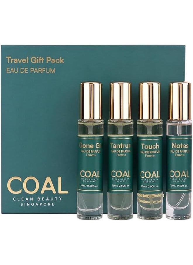 كول كلين بيوتي - عطر فاخر للنساء، عبوة سفر للنساء، ماء عطر مع روائح الفواكه والأزهار المنعشة والشرقية الخشبية، يناسب كل مزاج، عطر يدوم طويلاً للنساء 15 مل - Image 1