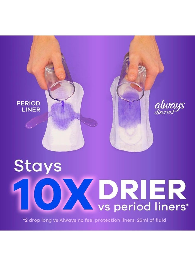 Always Discreet Adult Incontinence & Postpartum Liners for Women, Size 2, Very Light Absorbency, Regular Length, 120 Count (Packaging May Vary) - Image 3