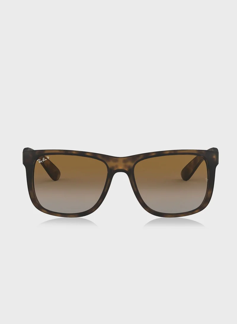 Ray-Ban 0RB4165 Justin Square Sunglasses