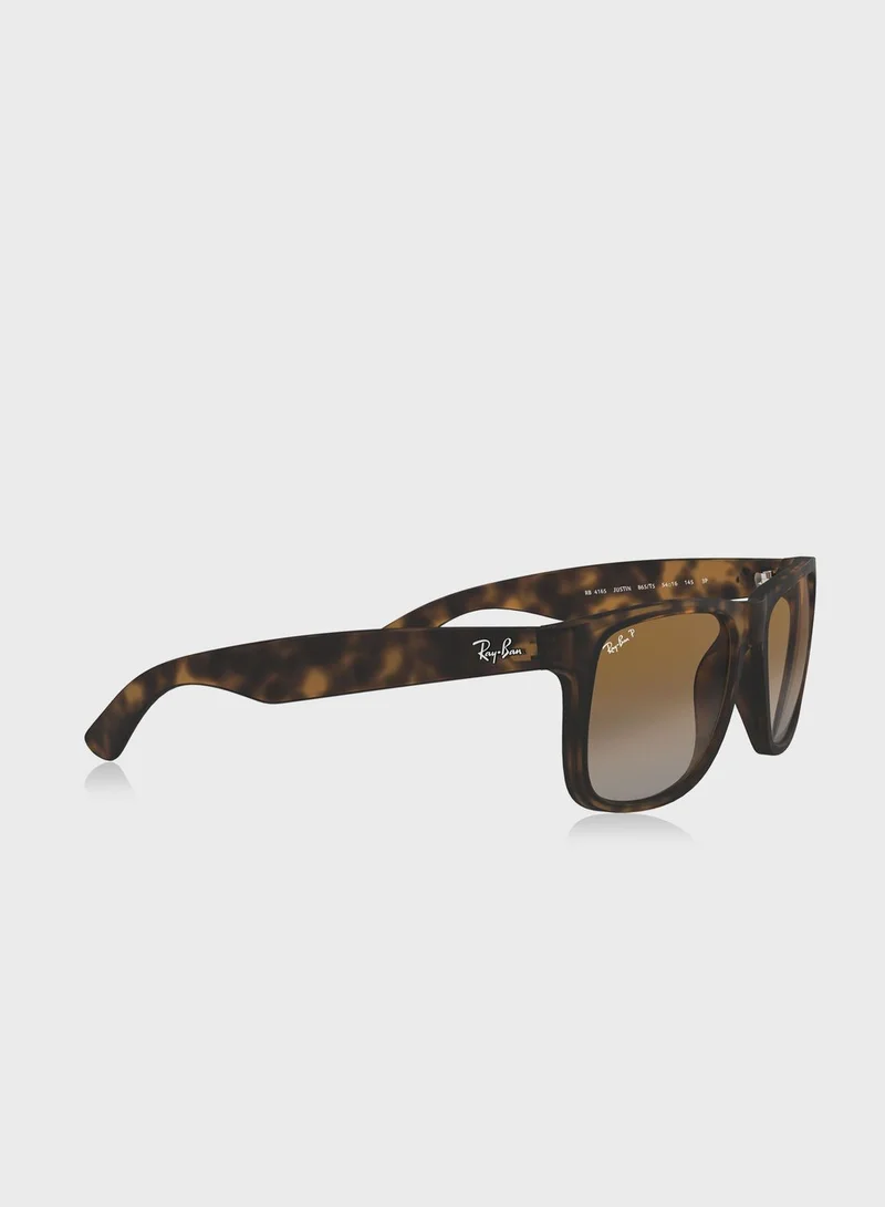 Ray-Ban 0RB4165 Justin Square Sunglasses
