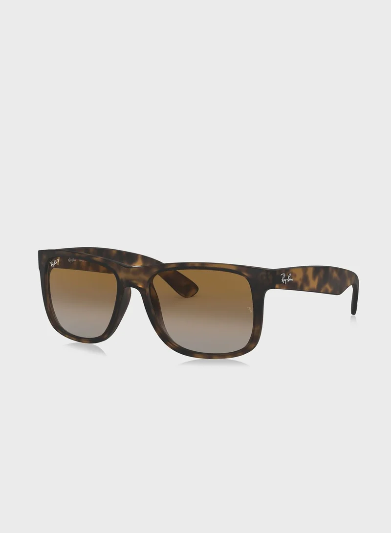 Ray-Ban 0RB4165 Justin Square Sunglasses