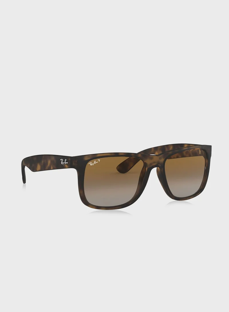 Ray-Ban 0RB4165 Justin Square Sunglasses