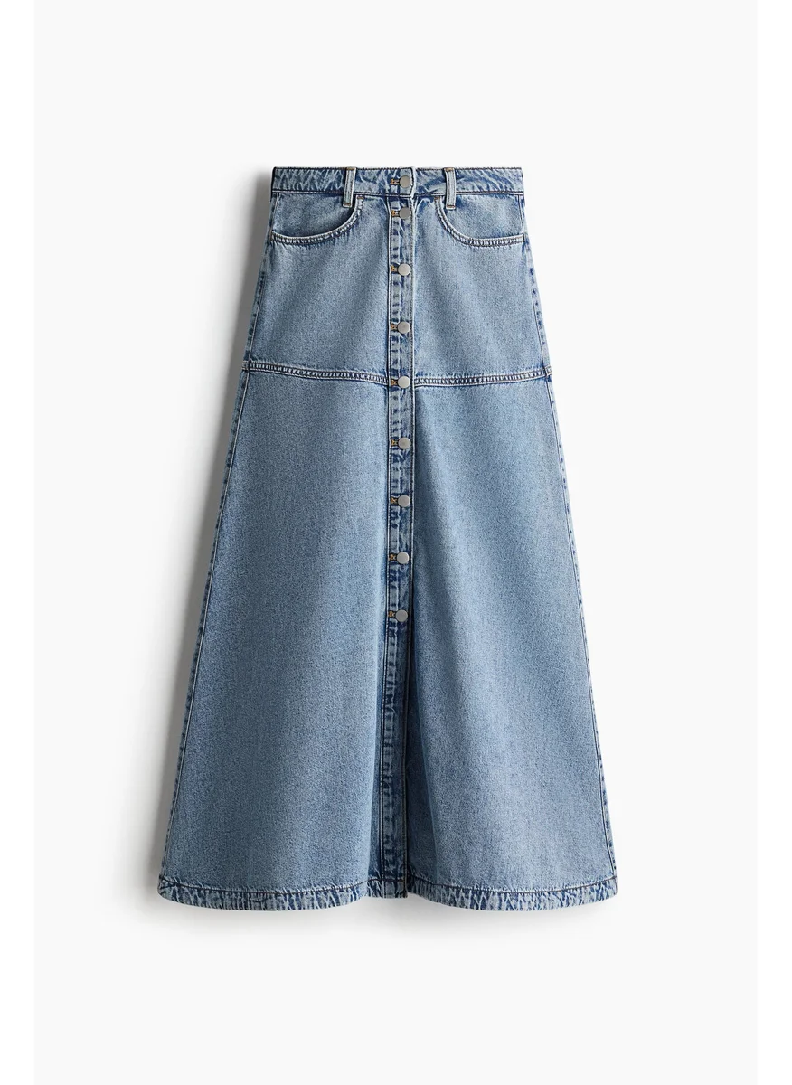 اتش اند ام A-Line Denim Skirt