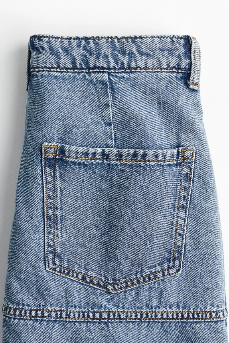 H&M A-Line Denim Skirt