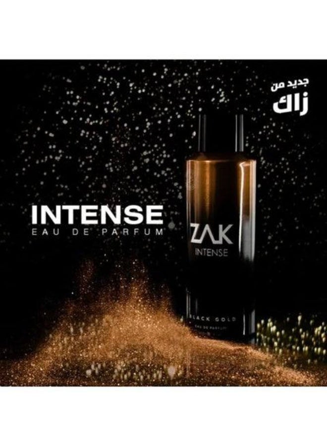 زاك عطر  انتينس بلاك جولد للرجال -150 مل (قد يختلف شكل العبوة) - Image 3
