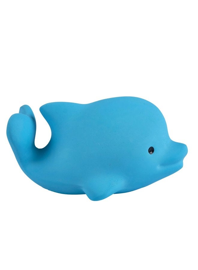 Tikiri Toys Ocean Buddies Dolphin Natural Rubber Rattle (Blue) - Image 5