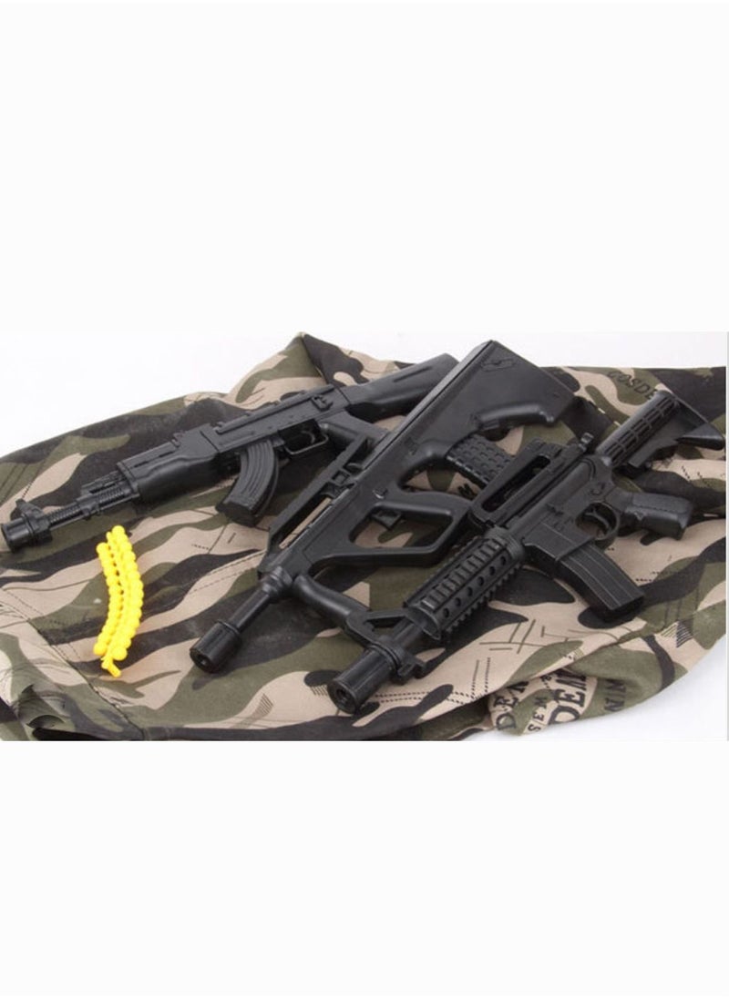 Generic - 3 Set PUBG Metallic Rifles AK47 AUG BullPop And M16 Alloy Toy Gun - Image 1