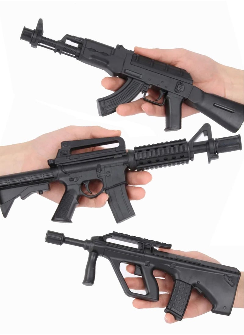 Generic - 3 Set PUBG Metallic Rifles AK47 AUG BullPop And M16 Alloy Toy Gun - Image 1