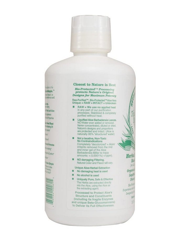 Herbal Answers - Herbal Answers Herbal Aloe Force Aloe Vera and Herbal Dietary Supplement, 32 fl oz - Image 1